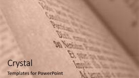  Presentation with ancient book - Audience pleasing slides consisting of ancient latin text of aeneid backdrop and a coral colored foreground