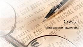  Presentation with financial investing - Presentation theme consisting of sepia tones with faded edge background and a lemonade colored foreground