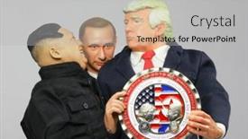  Presentation with trump - PPT layouts consisting of sept-3-2018-caricatures background and a light gray colored foreground