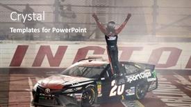  Presentation with raceway - PPT theme with september-02-2019-darlington-south background and a  colored foreground