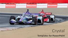  Presentation with raceway - PPT theme enhanced with september-11-2022-monterey-ca background and a coral colored foreground