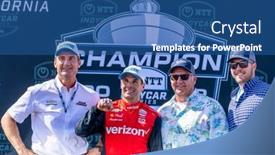  Presentation with raceway - Presentation theme with september-11-2022-monterey-ca background and a ocean colored foreground