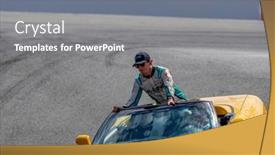  Presentation with raceway - PPT theme having september-11-2022-monterey-ca background and a gray colored foreground