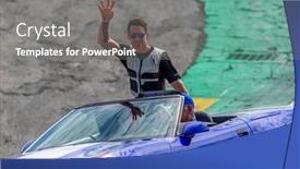  Presentation with raceway - Slides with september-11-2022-monterey-ca background and a gray colored foreground