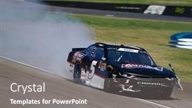  Presentation with solar car - Colorful theme enhanced with september-15-2018-las-vegas backdrop and a gray colored foreground