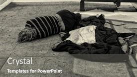  Presentation with downtown los angeles - 