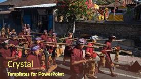  Presentation with prayers - Amazing presentation design having september-18-2014-bali-indonesia backdrop and a tawny brown colored foreground