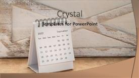  Presentation with wood-rustic - Theme consisting of september-2022-small-desktop-calendar background and a mint green colored foreground