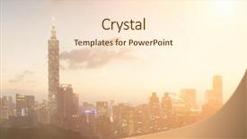  Presentation with night city - Cool new presentation with september 24 2013 famous city backdrop and a cream colored foreground