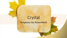 Presentation with old paper - Amazing theme having september emplates - autumn background - old paper backdrop and a yellow colored foreground