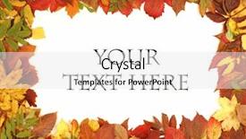  Presentation with autumn - Slide deck enhanced with september emplates - colorful autumn template made background and a  colored foreground