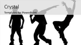  Presentation with hip hop - Audience pleasing presentation theme consisting of sequence of hip hop backdrop and a light gray colored foreground