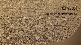  Presentation with sequin - Amazing slide deck having sequin background gold sequin drapes backdrop and a coral colored foreground