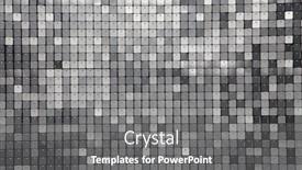  Presentation with shimmering - Amazing PPT layouts having sequin-background-silver-square-sequins backdrop and a gray colored foreground