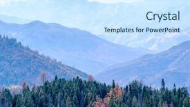  Presentation with united states - Cool new presentation design with sequoia national park mountain scenic backdrop and a cool aqua colored foreground