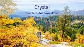  Presentation with united states - Slide deck enhanced with sequoia national park mountain scenic background and a sky blue colored foreground