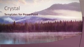  Presentation with serene - Amazing presentation having serene-beautiful-lake-in-morning backdrop and a lemonade colored foreground