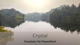  Presentation with serene - PPT layouts featuring serene-tropical-lake-in-honduras background and a light gray colored foreground