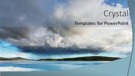  Presentation with tundra - PPT layouts featuring serenity-lake-in-alaskan-tundra background and a teal colored foreground