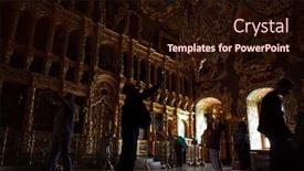  Presentation with golden light - 