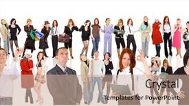  Presentation with groups - Cool new presentation theme with series in studio s portfolio backdrop and a coral colored foreground