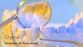  Presentation with related - Cool new presentation theme with series of a close up backdrop and a coral colored foreground