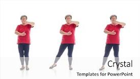  Presentation with tai chi - PPT layouts with series of basic tai chi background and a  colored foreground