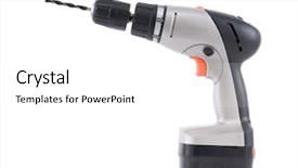  Presentation with battery - Audience pleasing presentation theme consisting of series of construction related backdrop and a white colored foreground