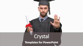  Presentation with holding hands old young - Slide deck having serious and confident expression defense background and a gray colored foreground