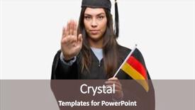  Presentation with hispanic culture - Audience pleasing slides consisting of serious and confident expression defense backdrop and a  colored foreground