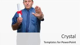  Presentation with 360 degree cameras - PPT layouts consisting of serious and confident expression defense background and a white colored foreground