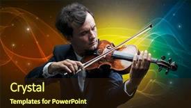  Presentation with sparkle christmas wallpaper blur christmas - Cool new presentation design with serious classical violinist with fabled backdrop and a wine colored foreground