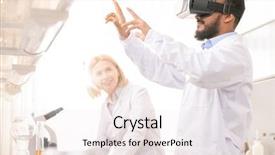  Presentation with eastern - Slide deck consisting of serious concentrated middle-eastern genetic background and a sky blue colored foreground