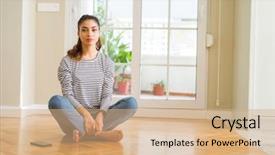  Presentation with natural disasters flood - Cool new slides with serious expression on face simpl backdrop and a coral colored foreground