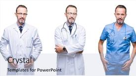  Presentation with collage of retro camera - PPT layouts featuring serious expression on face simple background and a lemonade colored foreground