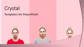  Presentation with pink simple - Audience pleasing slides consisting of serious expression on face simple backdrop and a lemonade colored foreground