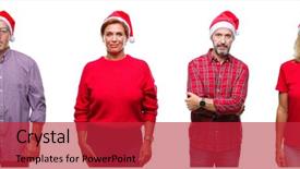  Presentation with people face adults - Slides consisting of serious expression on face simple background and a  colored foreground