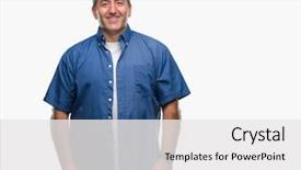  Presentation with simple nature - Beautiful slides featuring serious expression on face simple backdrop and a white colored foreground