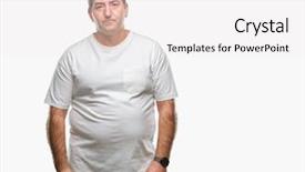  Presentation with simple - Presentation theme having serious expression on face simple background and a white colored foreground