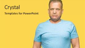  Presentation with arab - PPT theme enhanced with age arab man wearing blue background and a yellow colored foreground