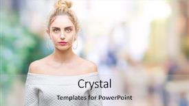  Presentation with blue eyes - Amazing PPT layouts having young beautiful blonde and blue backdrop and a light gray colored foreground