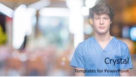  Presentation with simple medical - Amazing presentation theme having serious expression on face simple backdrop and a light blue colored foreground