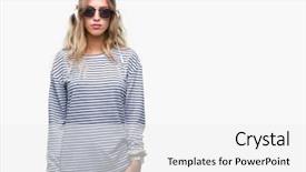  Presentation with simple - Slide deck enhanced with serious expression on face simple background and a white colored foreground