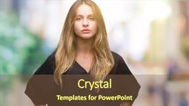  Presentation with simple - PPT theme consisting of serious expression on face simple background and a  colored foreground