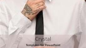  Presentation with isolation - Audience pleasing theme consisting of serious-middle-aged-businesswoman backdrop and a soft green colored foreground