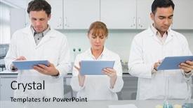  Presentation with mechanic inspection tablet - Beautiful PPT theme featuring coffee break cafe culture concept backdrop and a dark gray colored foreground