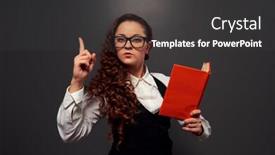  Presentation with attention - Beautiful slide deck featuring project weather broadcasting estimate concept backdrop and a gray colored foreground