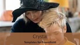  Presentation with witches - Audience pleasing slides consisting of serious-young-mother-in-witches backdrop and a coral colored foreground