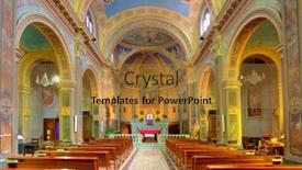  Presentation with catholic - Slide deck enhanced with serralunga-d-alba-italy-march background and a gold colored foreground