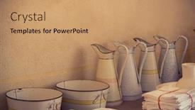  Presentation with castle - PPT layouts enhanced with serrant-castle-interior-chateau-de background and a coral colored foreground